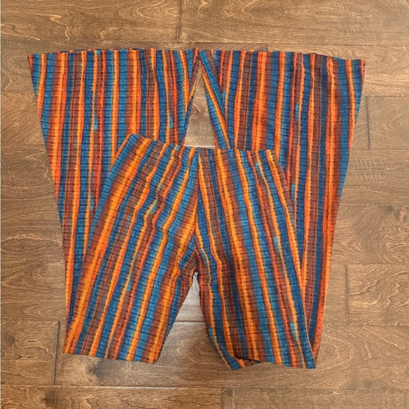 Life Clothing Company NWOT High Rise Striped Ultra Flare Stretch Pants - Picture 4 of 6